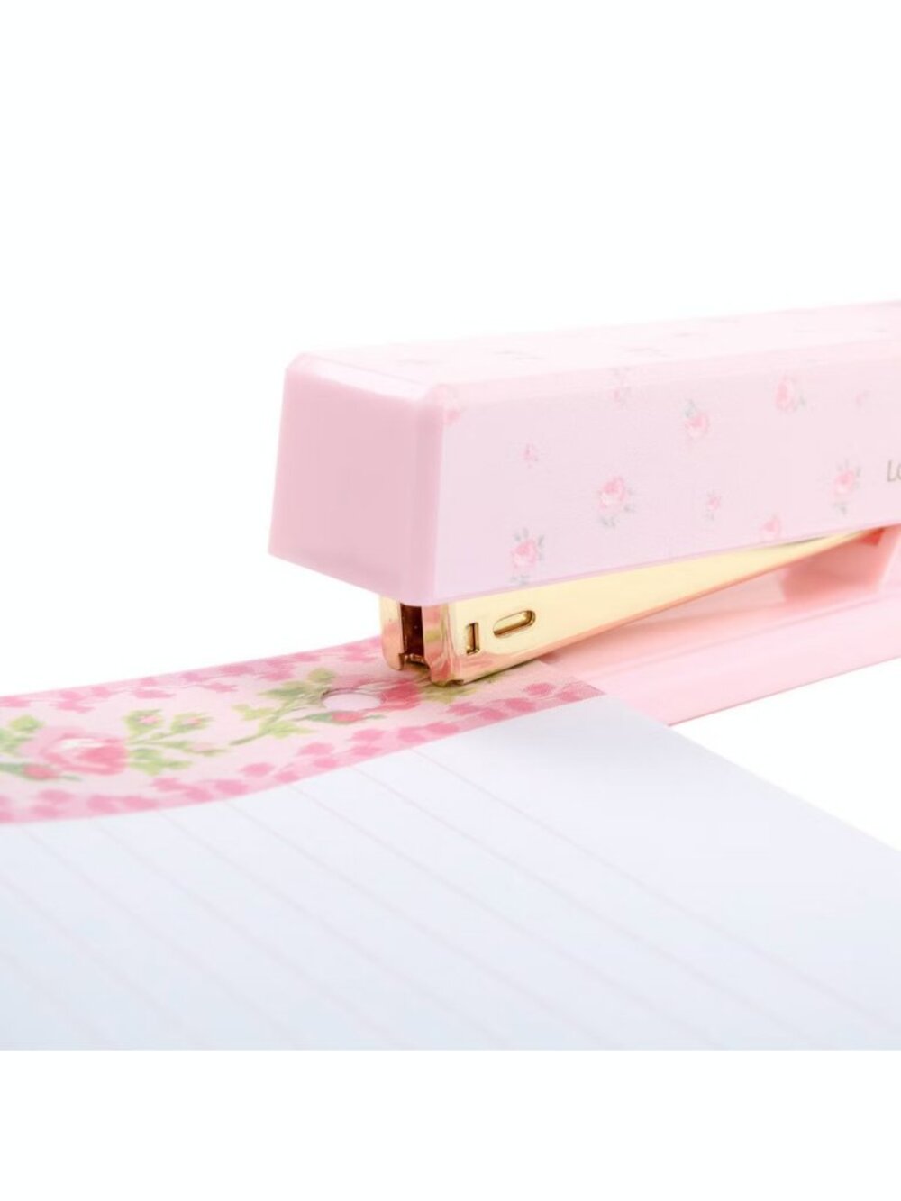 LoveShackFancy x Yoobi Blooming Heirloom Stapler - Strawberry Macaroon